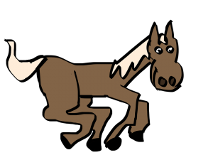 Dibujos de caballos a lapiz