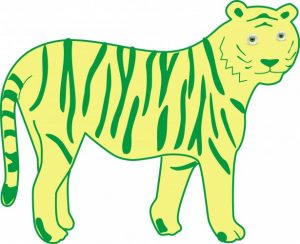 Dibujos de tigres infantiles