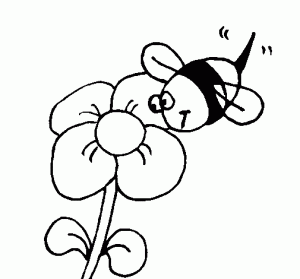 abeja dibujo facil