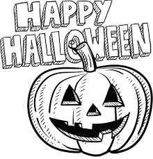 calabaza halloween dibujo