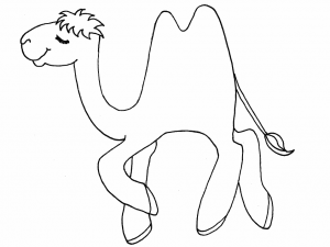 camello dibujo animado