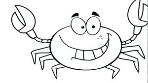 como dibujar un cangrejo para niños