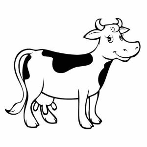 como dibujar un vaca