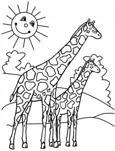 como dibujar una jirafa facil