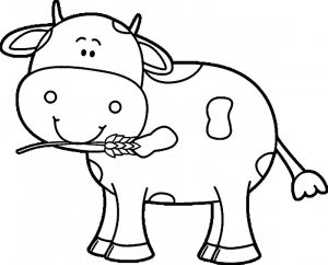 dibujo vaca infantil