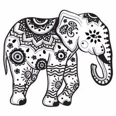 elefante para dibujar