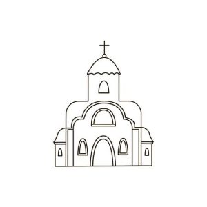 iglesia dibujo