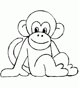 imagenes de monos para pintar
