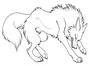 lobo caricatura