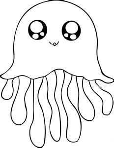 medusa de mar dibujo