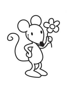 raton facil de dibujar