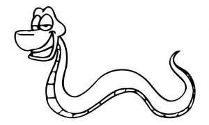 serpiente cascabel dibujo