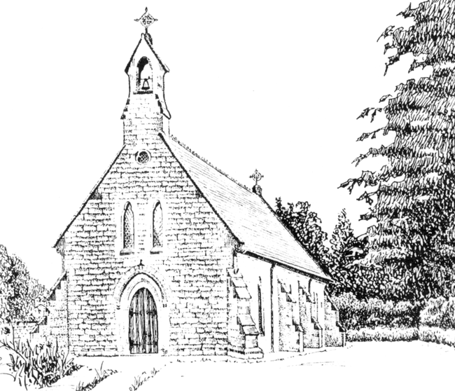 una iglesia para dibujar