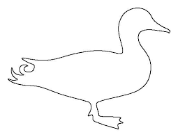 dibujos de patos para colorear