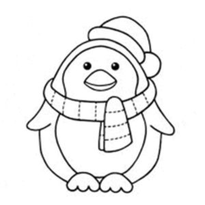 dibujos de pinguinos para colorear