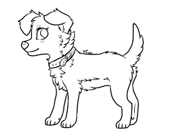dibujos para pintar de perros cachorros
