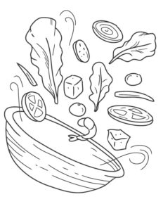 imagenes de comida en caricatura