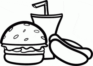 imagenes de comida para dibujar