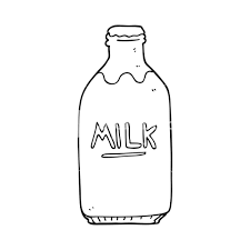 botella de leche dibujo