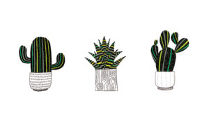 cactus dibujo animado