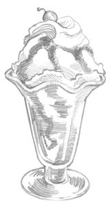 como dibujar helados