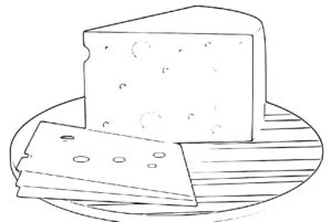 como se dibuja un queso