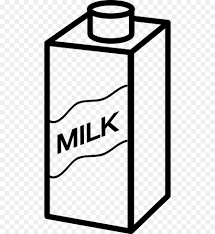 dibujo caja de leche