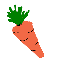 dibujo de zanahoria a color