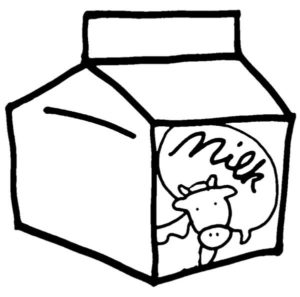 dibujos sobre la leche
