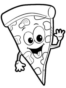 imagenes de pizza en caricatura