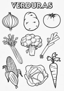 imagenes de verduras para imprimir