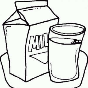 imagenes para colorear de leche