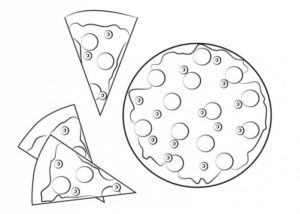 pizza para pintar