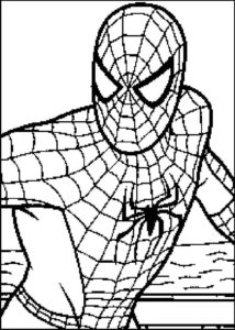 dibujo de hombre araña