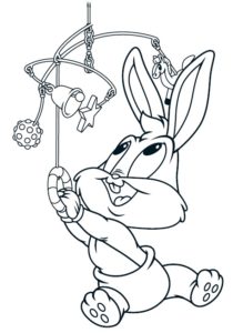 dibujos de bugs bunny para colorear