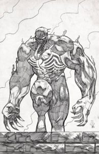 dibujos de venom y spiderman