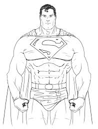 dibujos faciles de superman