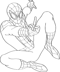 imagenes de spiderman para dibujar