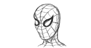 spider man en dibujo
