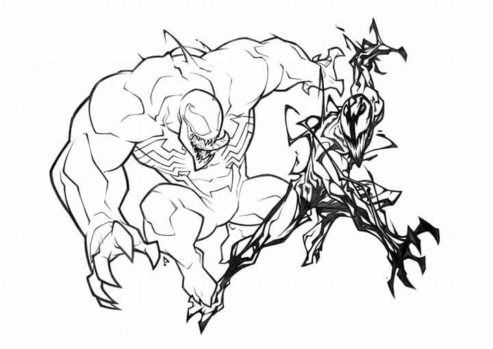 Dibujos De Venom Perfecto Para Colorear