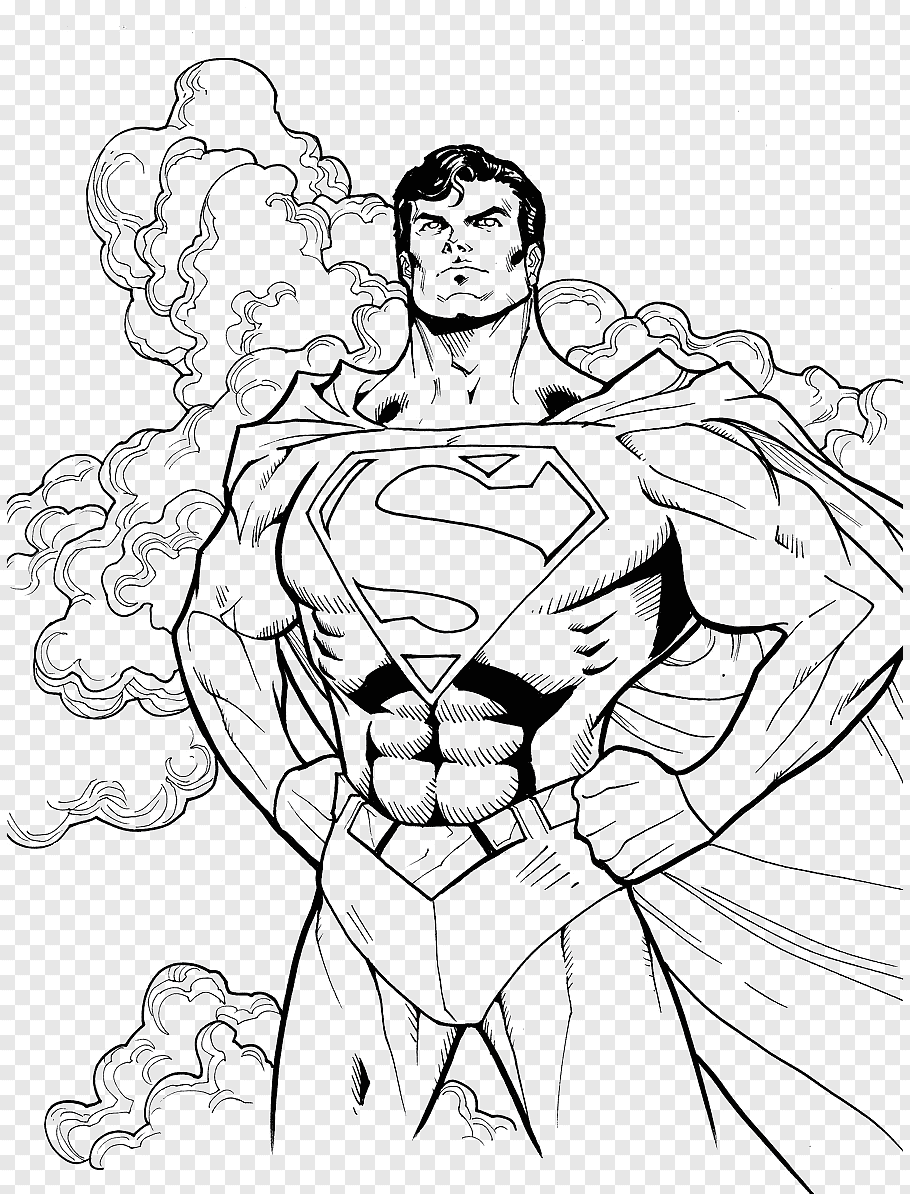superman lego dibujo