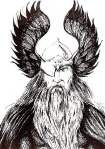 dibujos de dragones vikingos odin