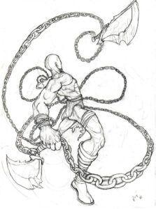dibujos en kratos